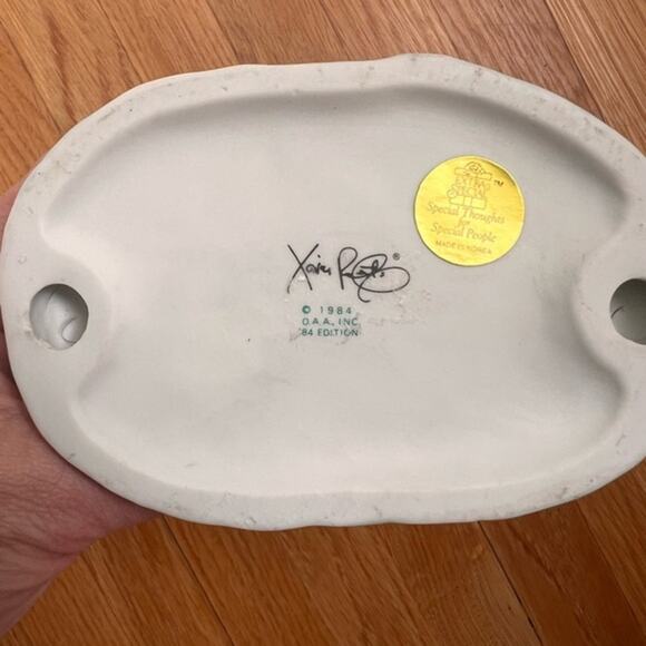 Cabbage Patch Kids Holiday Sleigh Ride Porcelain Figurine by Xavier Roberts 1984 - Picture 3 of 4